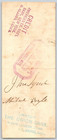 1882 New London City National Bank Check W  Tax Stamp John Lynch  