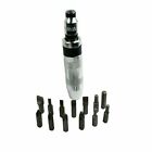14 Pc 1 2  Heavy Duty Impact Screwdriver Driver Set Sae Reversible W  Metal Case