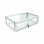 Aluminum Framed Tempered Glass Counter Top Display Case With Front Lock