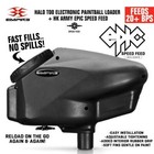 Empire Halo Too Electronic Paintball Loader W Hk Army Epic Speed Feed - Stealth
