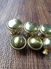 6 Assortment Brass Door Knobs Handles Vintage 