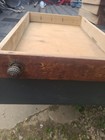 Vintage Clark s O n t  Wood Spool Cabinet Drawer 20 3 4 X 13 1 4 X 2 1 2    4