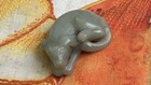  0032 rare Qing Dynasty Jade Dog Carving     Collector   s Piece Available