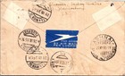 South Africa 1935 Postal Airmail Cover Mult Franked Addr Austria Postmark