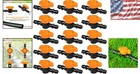 Durable 1 2 Inch Barbed Drip Irrigation Valves - 15 Set For Easy Installation