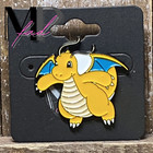 Pokemon Soft Enamel Pin Lapel Collectible Black Rubber Clutch Flying Dragonite