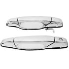 1pair Front Chrome Door Handle For 2007-2013 Chevy Silverado Gmc Yukon Outside