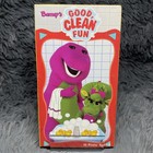Barney   Friends Good Clean Fun Vhs Tape 1998 Video Tape Pbs Kids Cartoon Rare
