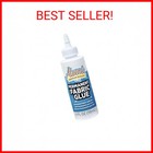 Aleene s Permanent Fabric Glue 4 Fl Oz  Machine Washable Adhesive  No-sew Strong