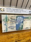 Seychelles 10 Rupees Nd 1998 Pick 36a Pcgs Banknote 65 Ppq Gem Unc Sea Turtle   