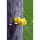 Zareba Slant Nail Insulator For Electric Fencing  250 Pack - Iwny-z  Yellow -   