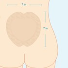 50pcs 7  x7   Sacrum Sacral Bordered Silicone Foam Wound Dressing Self-adherent