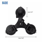 Adjustable Car Holder Mount Cradle 360   Triple Suction Cup For Gopro Hero 10 9 8