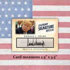 Donald Trump Aceo Autograph Collectible Replica Presidential Signature Card Maga