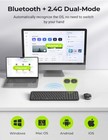 Seenda Bluetooth Keyboard And Mouse For Ipad  Multi-device Black
