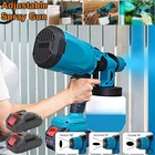 Hvlp Cordless High Pressure Paint Sprayer Electric Spray Gun Kit W 2 Battery