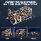 Rokr Motorized Wooden Puzzles For Adults Marble Run Marble Spaceport Kids Toys