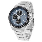 Seiko Selection Men Watch Sbtr041 Blue Dial Chronograph Stainless Steel Quartz