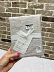 1 Pottery Barn European Linen Cotton Waffle Weave Flax Euro Pillow Sham New