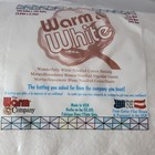 Warm   White Needled Cotton Batting King Size Bed 120  X 124  Quilt Crafts New