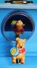 Vtg Disney Winnie The Pooh Musical Jewelry Box Mirror  Rotating Figurine Wind Up