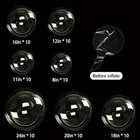 Bobo Balloons - 70 Pcs Different Sizes Clear Balloons For Stuffing  Bulk Wedd   
