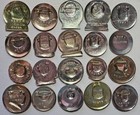 China Mao Ze Dong Cultural Revolution Pin Badge Buttons  Lot Of 20