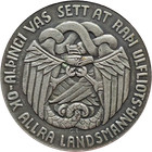 Iceland 1930 5 Kronur 1000 Years Althing Nice Silver Millennium Viking Coin X  2