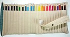 Cloth Roll Pencil Color Set Holder Storage Farmhouse Gift Stocking Stuffer 