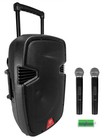 Rockville 12  Portable Youtube Karaoke Machine system W  2 Mics See Description 