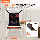 Vevor Indoor Double Shot Basketball Arcade Game Iron Cage 2 Player 5 Balls