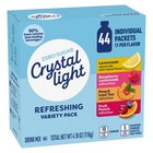 Crystal Light Refreshing Drink Mix Variety Pack  44 Packets  4 18 Oz 