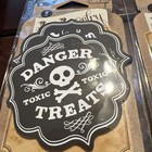 Hampton Art Vintologie Jar Jewelry Danger Treats  Toxic Labels Lot Of 3