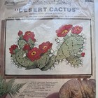 Paragon    desert Cactus    Crewel Kit 0511 Creative Stitchery Vintage Nos Sealed