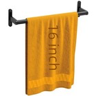 Bathroom Towel Bar  Towel Racks For Bathroom Wall Mounted  Modern 16 Inch Black