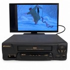 Vintage Sansui Vcr4510 4-head Vhs Vcr Recorder Player  tested    Works 
