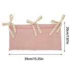 Baby Diaper Caddy Organizer  Diaper Stacker  Baby Crib Hanging Pocket With St   