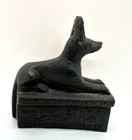 Egyptian Anubis God Sitting Dog Statue Figurine Egypt Sculpture