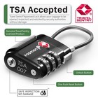 Tsa Approved Luggage Lock 3 Digit Combination Travel Suitcase Bag Padlock Reset