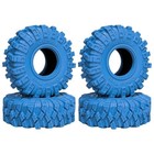 1 0 Tire Soft And High Grip For 1 18 Trx4m 1 24 Scx24 Fcx24 Rc Crawler   Blue