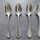 Christofle Perles 12pcs Silverplate Flatware Cake Fork Coffee Spoon Excellent