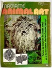 1976 Craft Publications Macrame Animal Art 7115 Pattern Book 8 Designs Vtg 16500