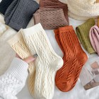 5 Pairs Womens Wool Thermal Socks Winter Thick Warm Cozy Crew Comfy Boot Socks