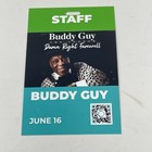 Buddy Guy Damn Right Farewell Tour Staff Laminate Pass June 16 Blues Memorabilia