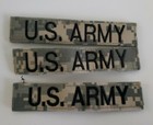 Ocp Us Army Name Tape Patch Military Scorpion Camo Hook Branch Acu Multicam