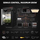 Spider Farmer Smart Pro Grow Tent Kit W sf4000 Led 4x4ft Grow Tent W ggs clipfan