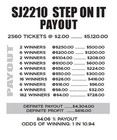 New Pull Tickets Step On It -  2 Instant Tabs