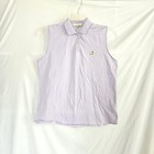 Magnolia Lane Women s Xl Masters Tournament Sleeveless Golf Polo Shirt Preppy