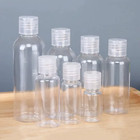 10-100ml Travel Bottles Refillable Transparent Plastic Bottle Empty Shampoo Disp