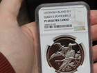 British Virgin Is 1977 Fm    1  Dollar Sterling  Silver  Pcgs Pr68 Dcam     2437
